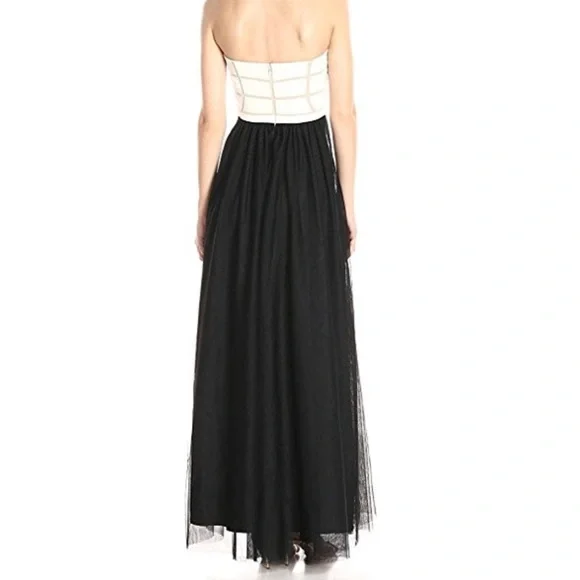 NWT JS Collections Strapless Evening Gown Prom Dress Size 10